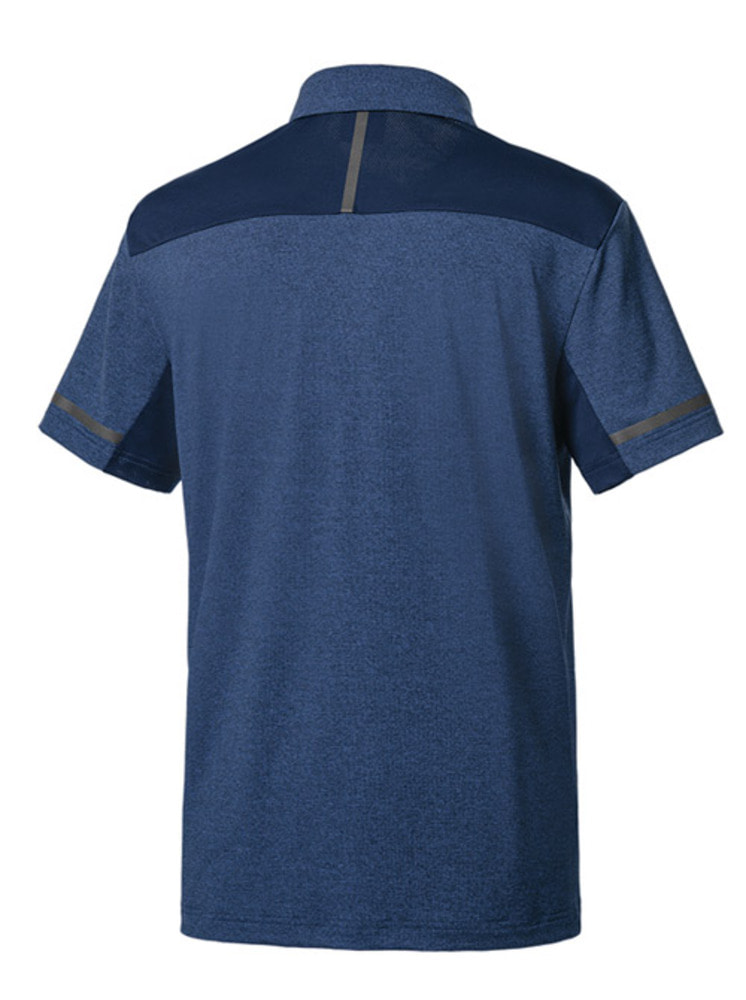 CT629 블루 리플렉트 집업 티셔츠